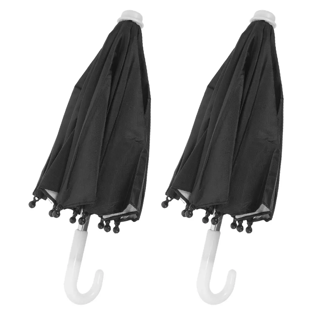 

2Pcs Riding Phone Umbrella Mini Portable Lightweight Bike Motorcycle Phone Rain Protection Shade for Outdoor Cycling Hiking