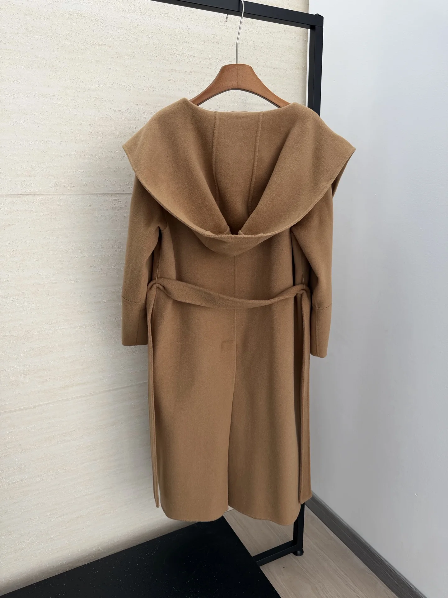 100% Cashmere Coat Women's Medium Classic Wool Coat
