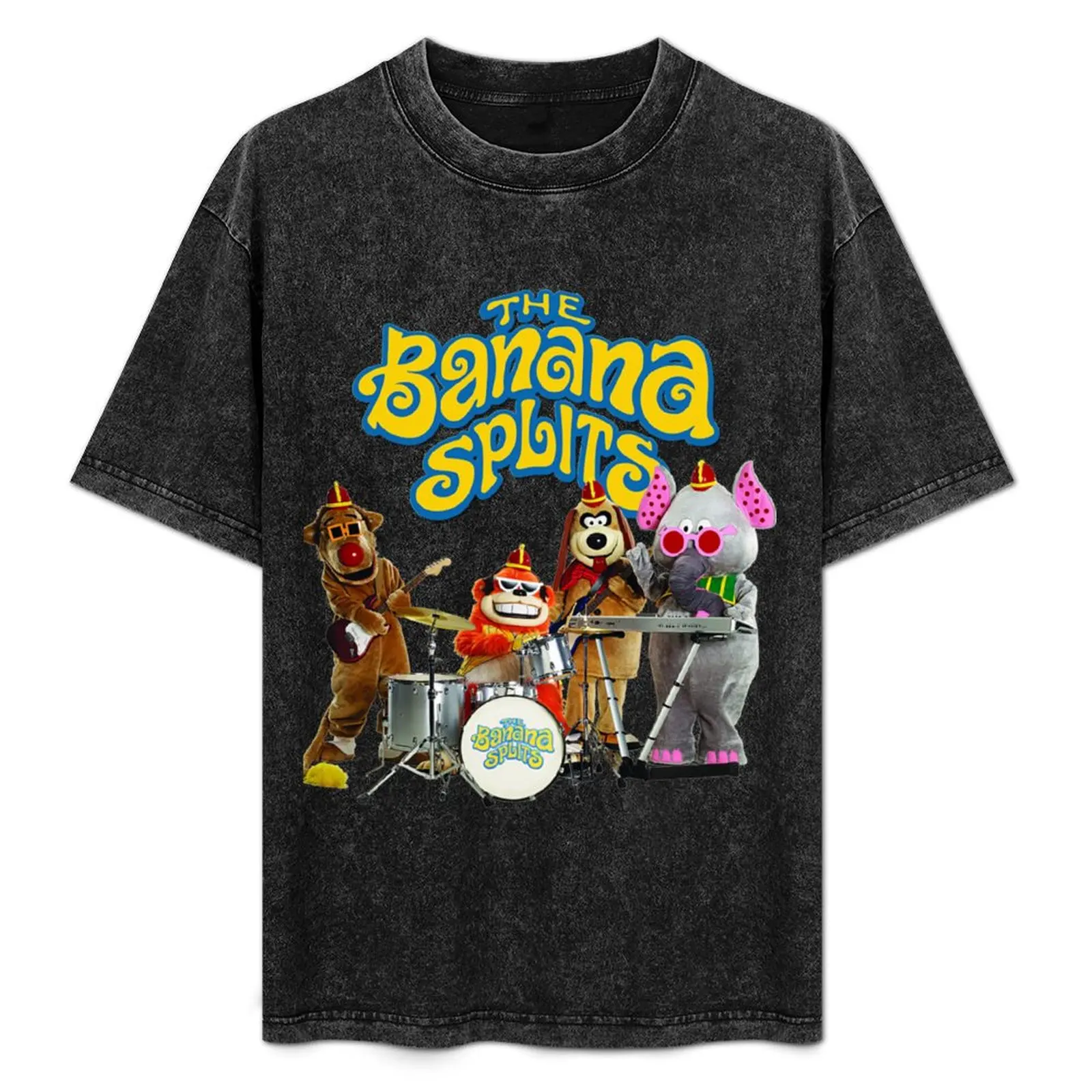 

The Banana Splits Racerback T-Shirt Art Pattern Printed Casual Top