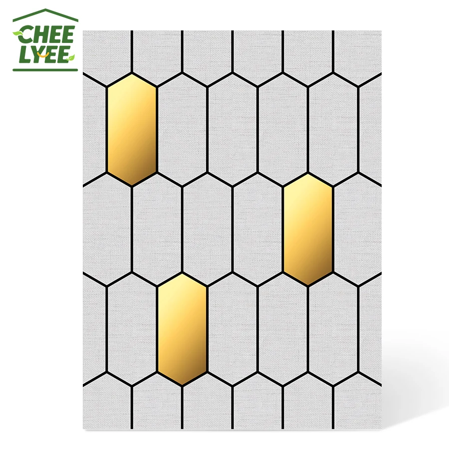 12pcs Self‑Adhesive 3D Wall Panels, Peel and Stick Wallpaper, 15.75×11.81In Decorative Wall Tiles for Bedroom