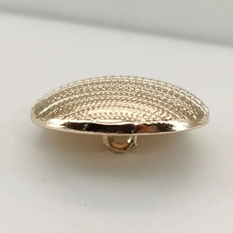 10 Stück 18/23 mm goldene Metallknöpfe im britischen Stil für Anzug, Mantel, Jacke, Sweatar-Nähen, einfache dekorative Großhandelsknöpfe – Detail 2