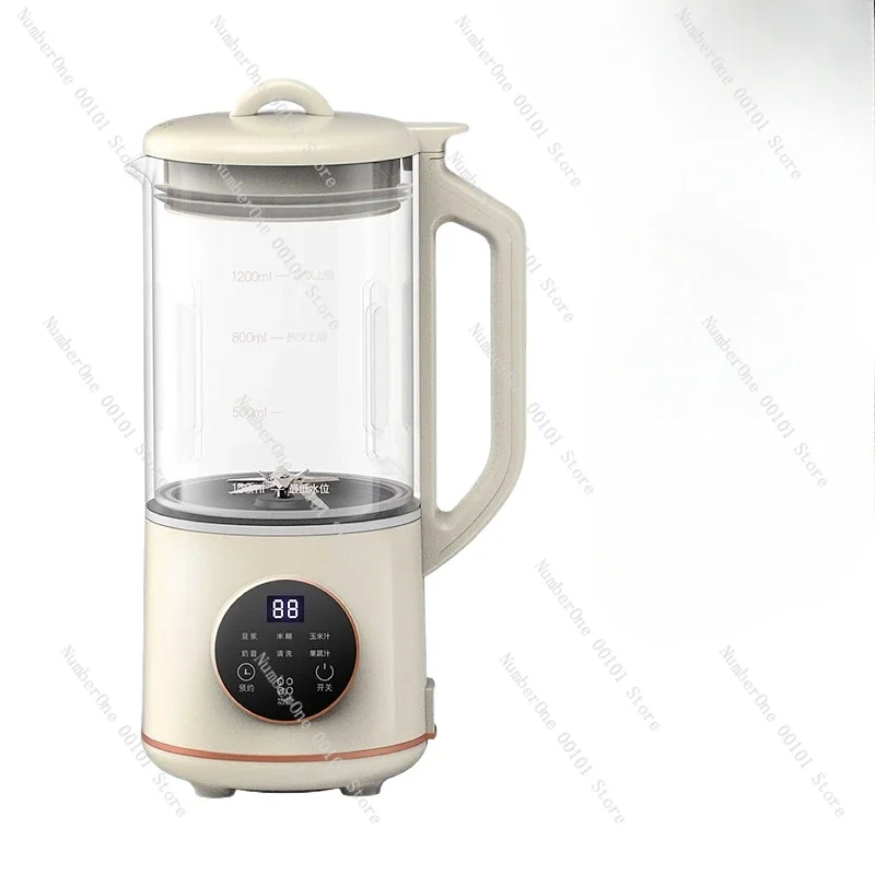 

1.2L Electric Soy Milk Machine Juicer Multifunctional Wall Breaking Machine Kitchen Automatic Heating Cooking Soybean Milk Maker