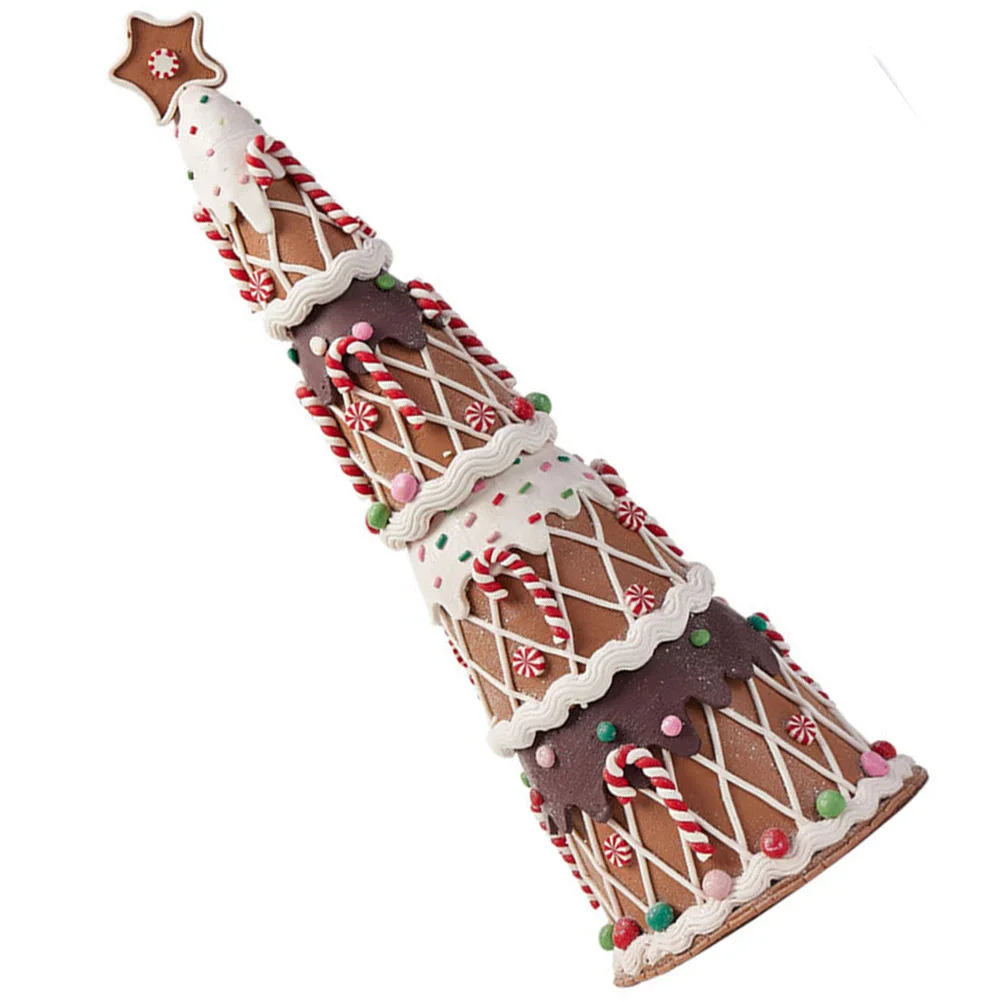 

Ornaments Christmas Tree Decoration Tabletop Cone Trees Candy Decorations for Xmas