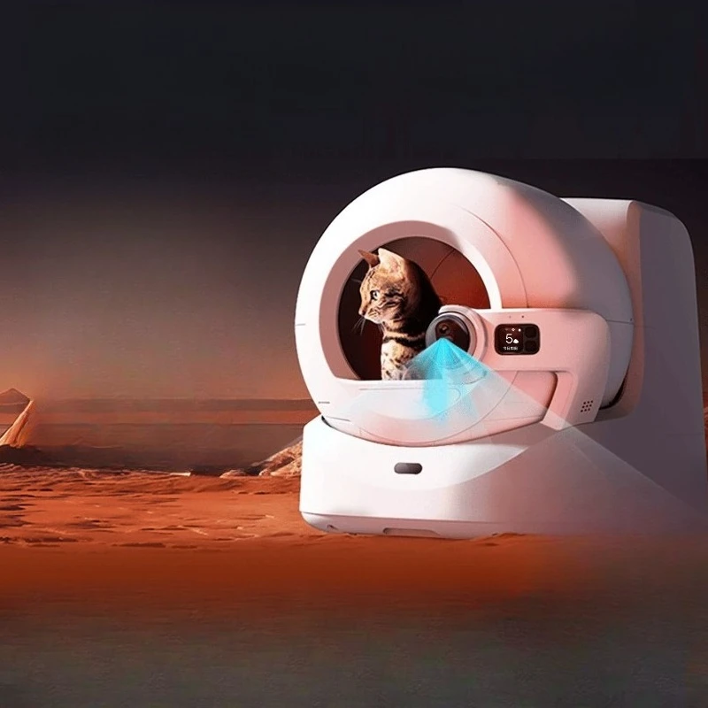 Fully automatic packing cat toilet, smart electric cat litter box