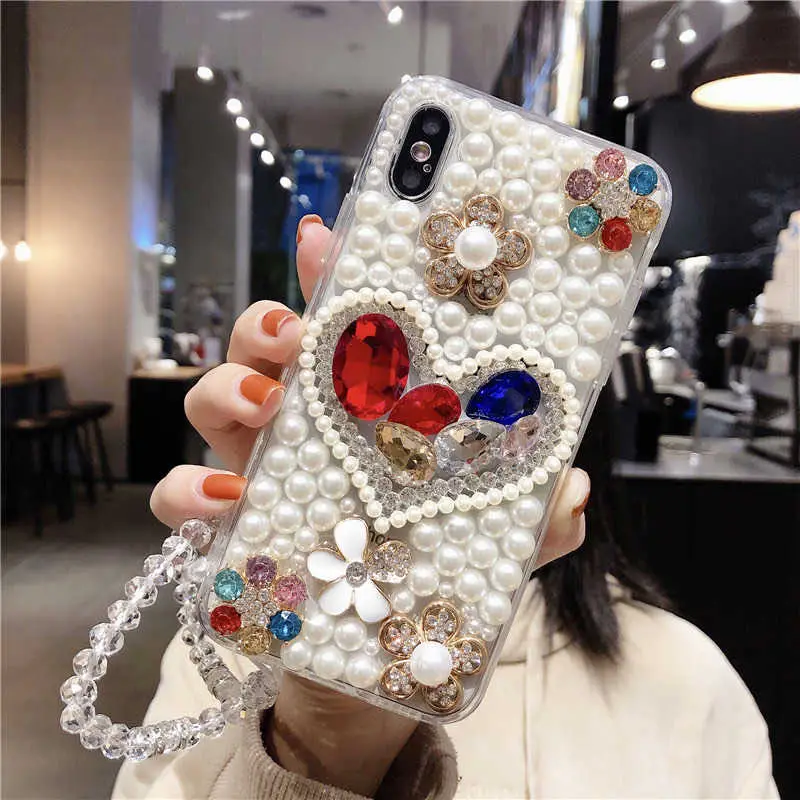 

3D Sparkle Diamond Case for Samsung Galaxy, Handmade Series, S24, S9, S10, S20 Plus, S21 FE, S22, 23Ultra, Note20, 10