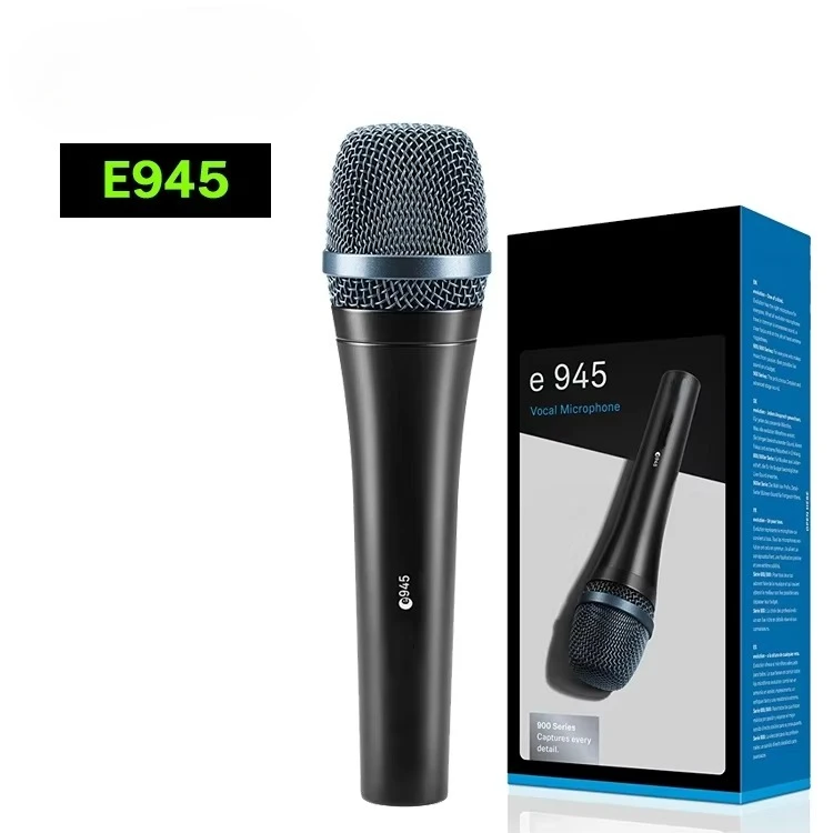 E945 Профессиональный микрофон для караоке KTV, проводной ручной динамический микрофон E 945, аудио вокальный микрофон E945
