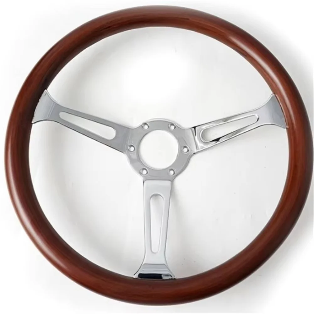 

Universal solid wood 5mm thick bracket 15 inch 380mm modified drift racing steering wheel