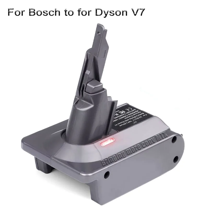 BOS18V6 Battery Converter Adapter for Bosch 18V Li-ion Battery Convert To For Dyson V6 V7 V8 SV04 SV03 DC59 DC58 DC62 SV09 SV05