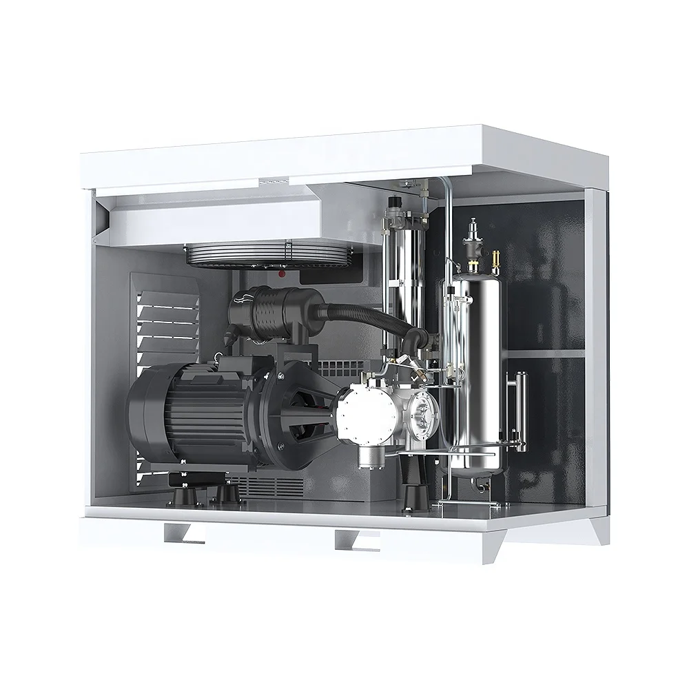 8bar Oil Free Screw Air Compressor Dryer for Compressor with Advanced Cooling Systems