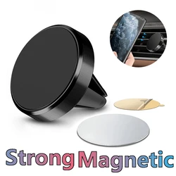 Magnetische Telefoonhouder Voor Telefoon In Auto Air Vent Mount Universele Mobiele Smartphone Stand Magneet Ondersteuning Celhouder Voor Iphone