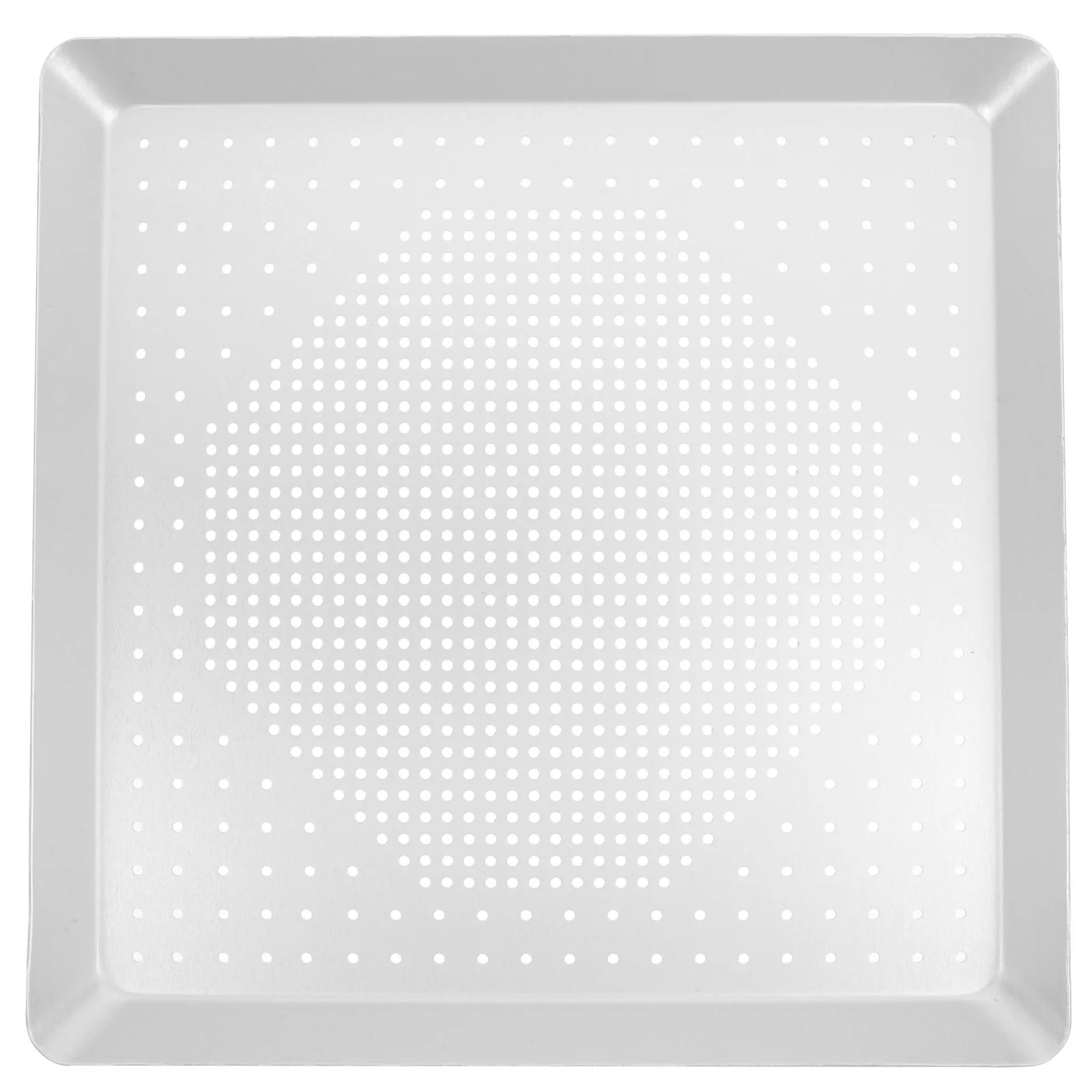

12 Inch Rectangular Perforated Pan Large Size Baking Tray Oven Pans Pizza Base Temperature Resistant Aluminum Alloy Pie Pan
