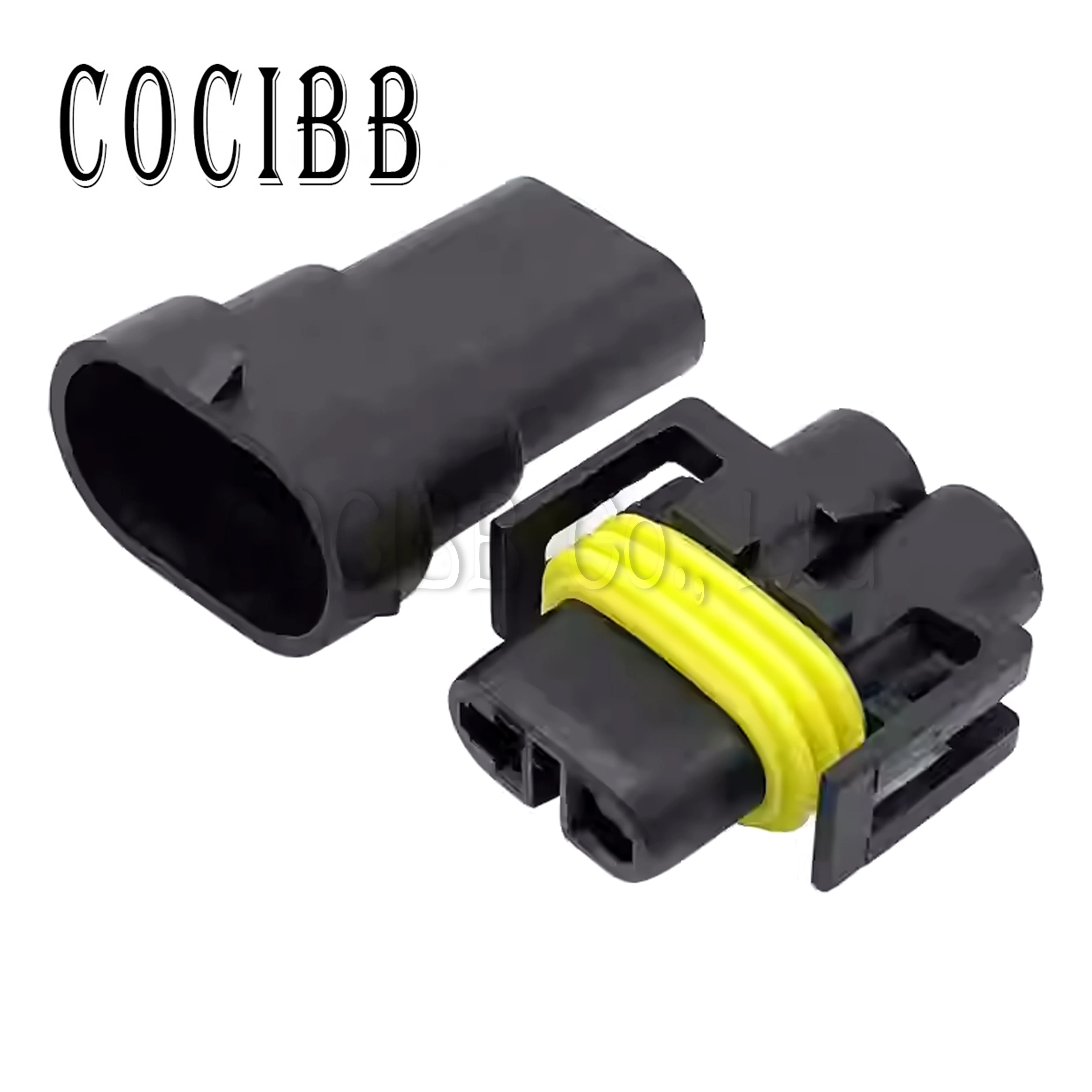 

1 Set Delphi 2 Pin Way 2124817 12124819 Male Female Automotive Sealed Cable Connector Car Fog Lamp Light Socket Xenon Wire Plug