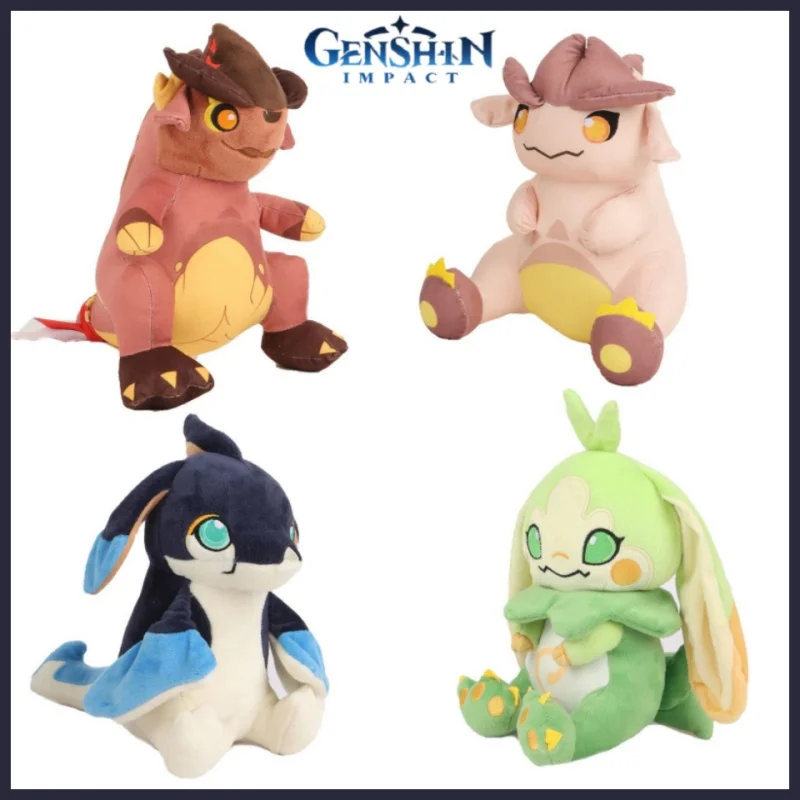 New Genshin Impact Natlan Cute Game Dolls Koholasaurs Yumkasaur Tepetlisauri Anime Peripheral Collection Ornaments Birthday Gift