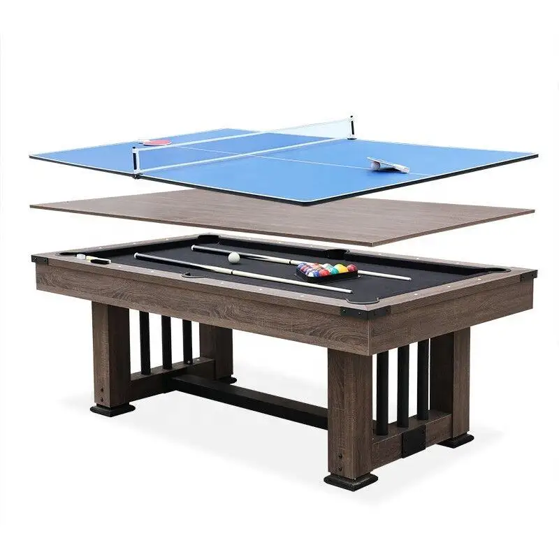 High Quality 3 In 1 7FT Roma Pool Table With Tennis Table And Meeting Table For Sale