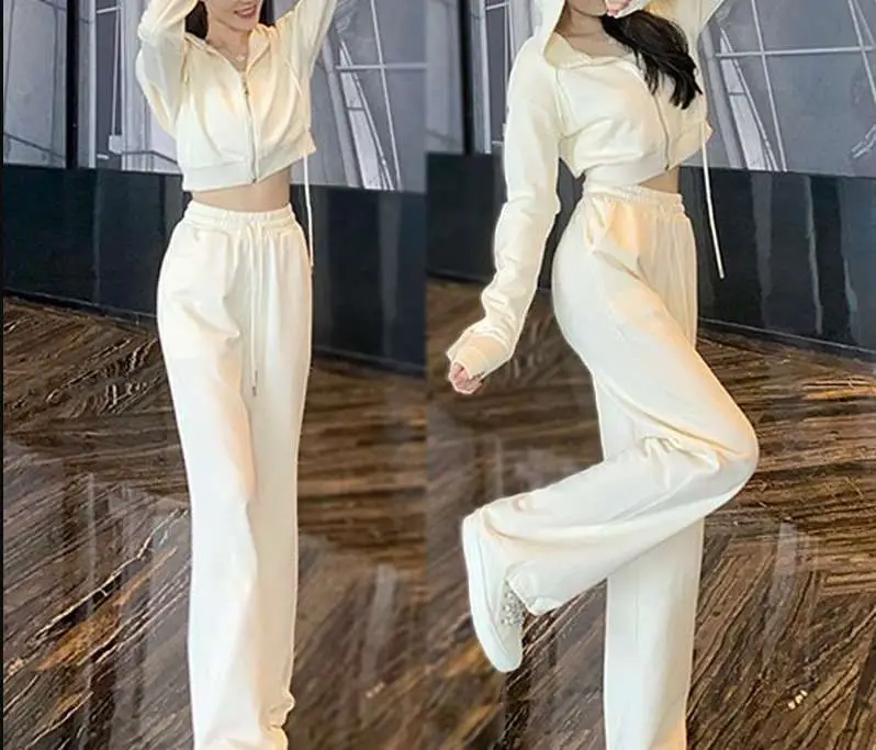 

Комплект свитеров Fried Street Fashion: женский повседневный спортивный костюм в западном стиле из двух предметов, шикарная зимняя коллекция