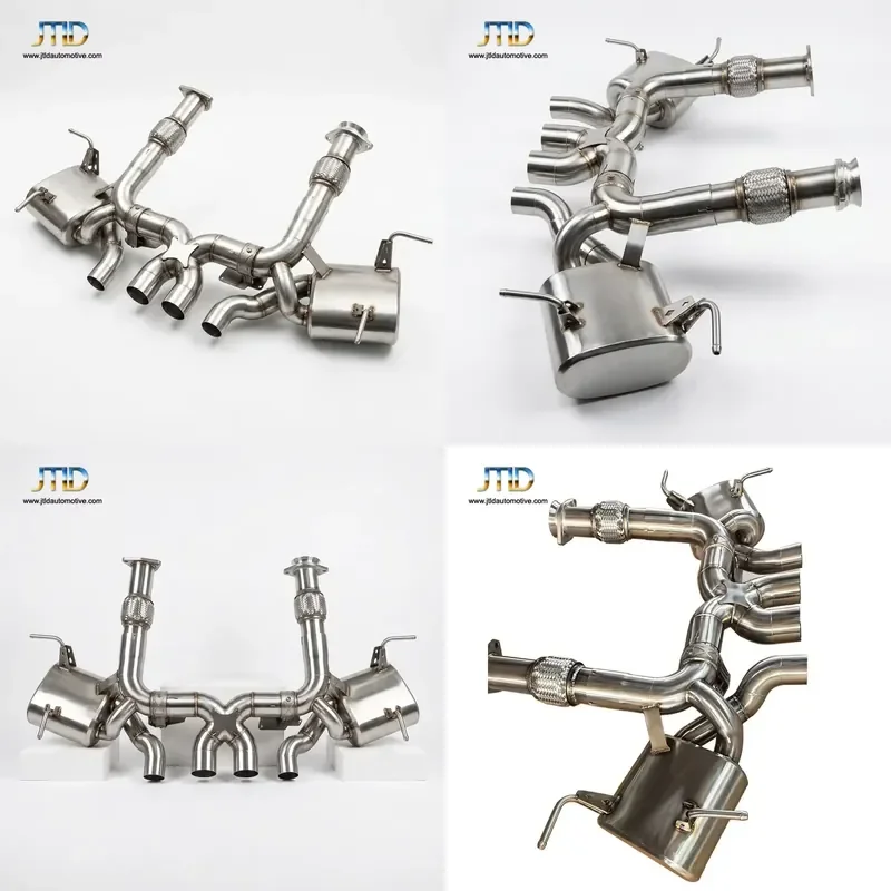 JTLD Stainless Steel Catback Exhaust System Incorporating OEM Valve Control Setup for Chevrolet Corvette C8 Z06 2023+