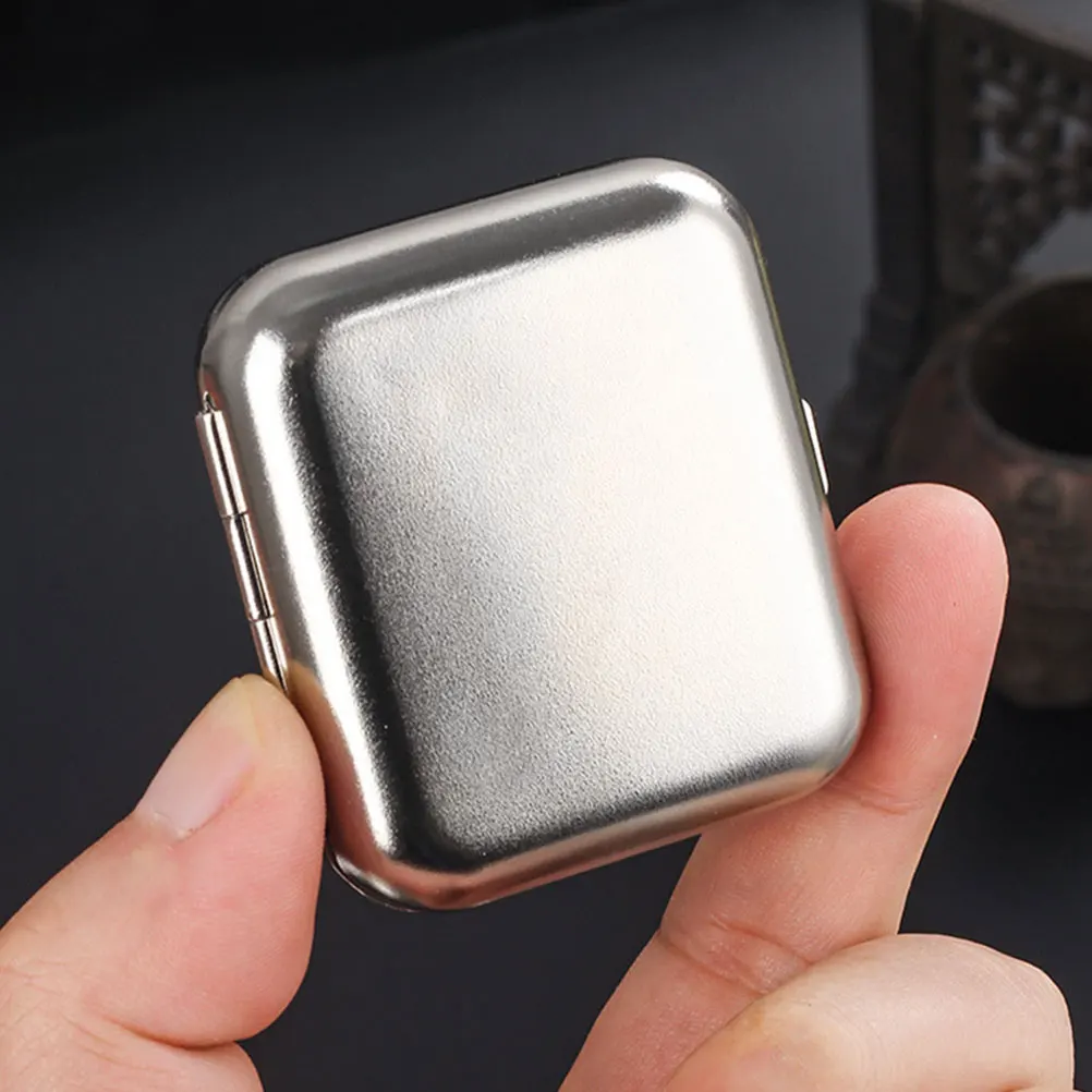 

Pocket Ashtray Travel Cigarette Butt Portable Ashtrays Container Outdoors Home Ashtrays Car Lid Car Metal Outdoor Smoker