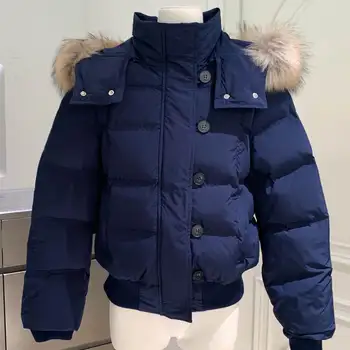 Automne hiver fourrure à capuche veste femmes vêtements d'ex...