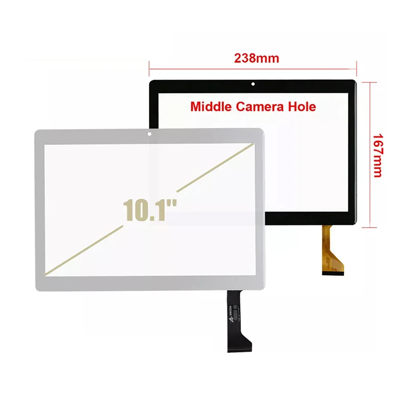 For 10.1 Inch Zonko K105 Tablet PC External Capacitive Touch Screen Digitizer Panel Sensor Replacement Phablet Multitouch