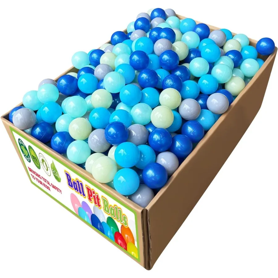 1000 stuks plastic zachte bal pitballen voor honden kleurrijke ftalaatvrij BPA-vrij baby peuter speelballen voor kinderen peuters