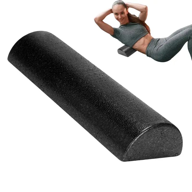 EPP Semi-circular Foam Roller Lightweight Exercise Roller Foam Firm Yoga Workout Roller Foam For Man and Woman Balance Exercises