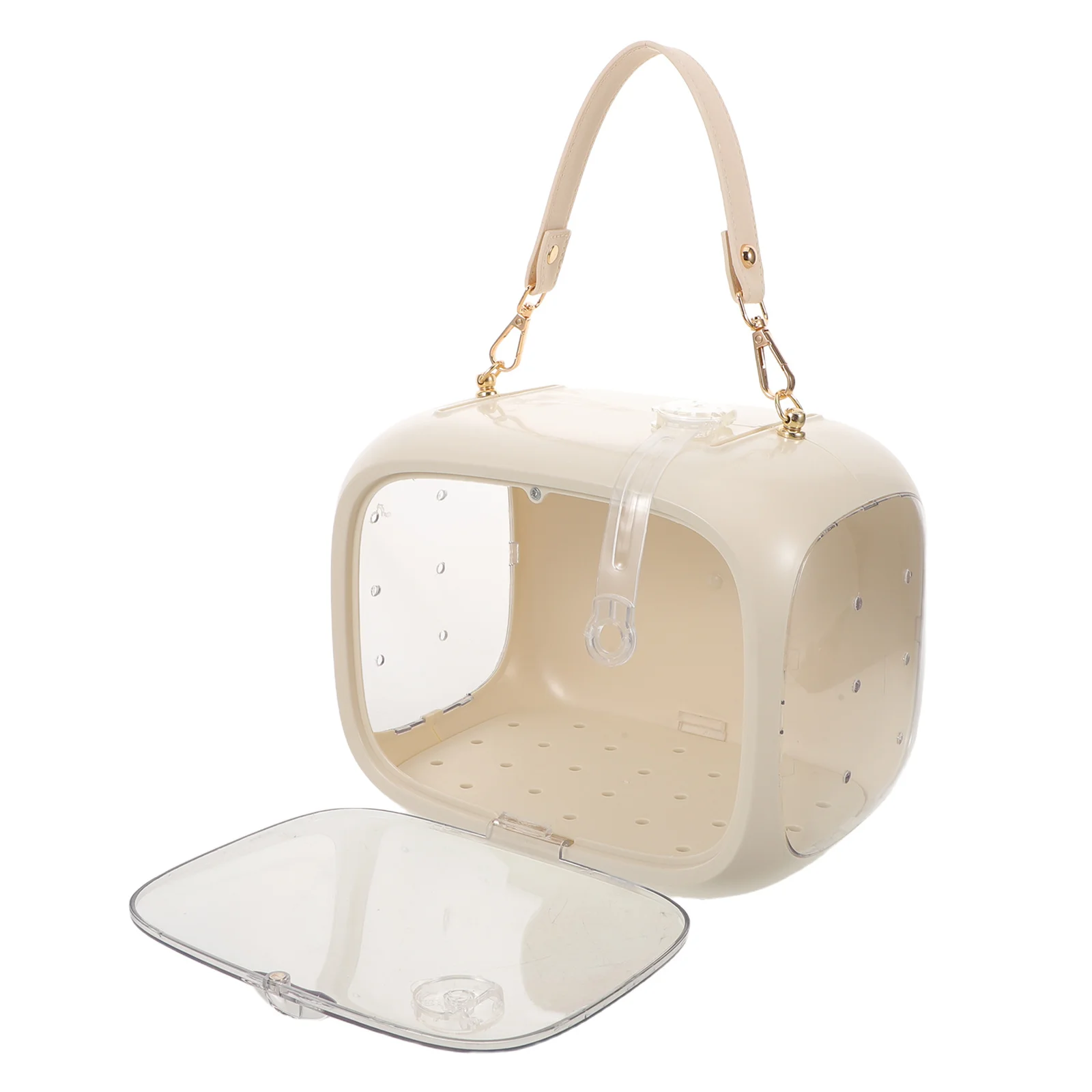 

Portable Bird Travel Carrier Cage For Small Parrots Parakeets Cockatiels Outdoor Breathable Lightweight Secure Easy Clean