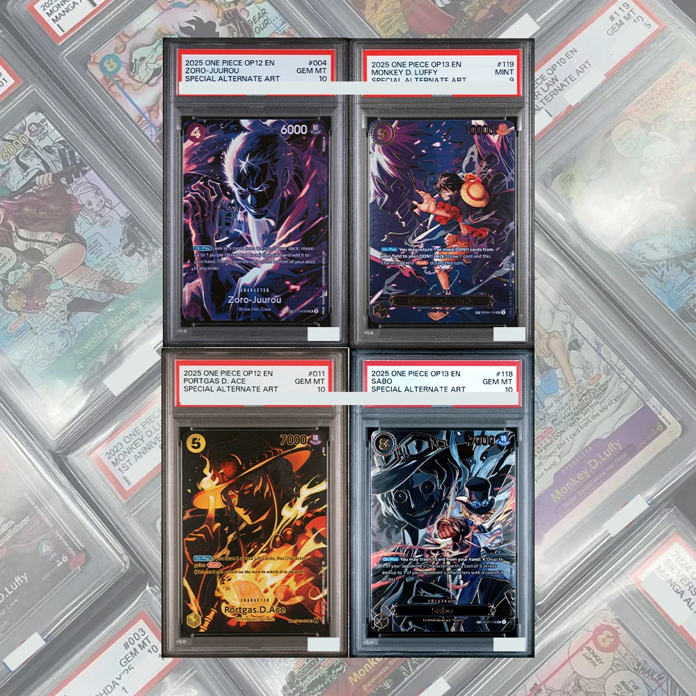 

Коллекционная карта DIY Proxy OPCG OP12 Legacy Master Portgas D Ace Special Alt ST13-011 SP GEM MT10, английская версия, подарок для детей