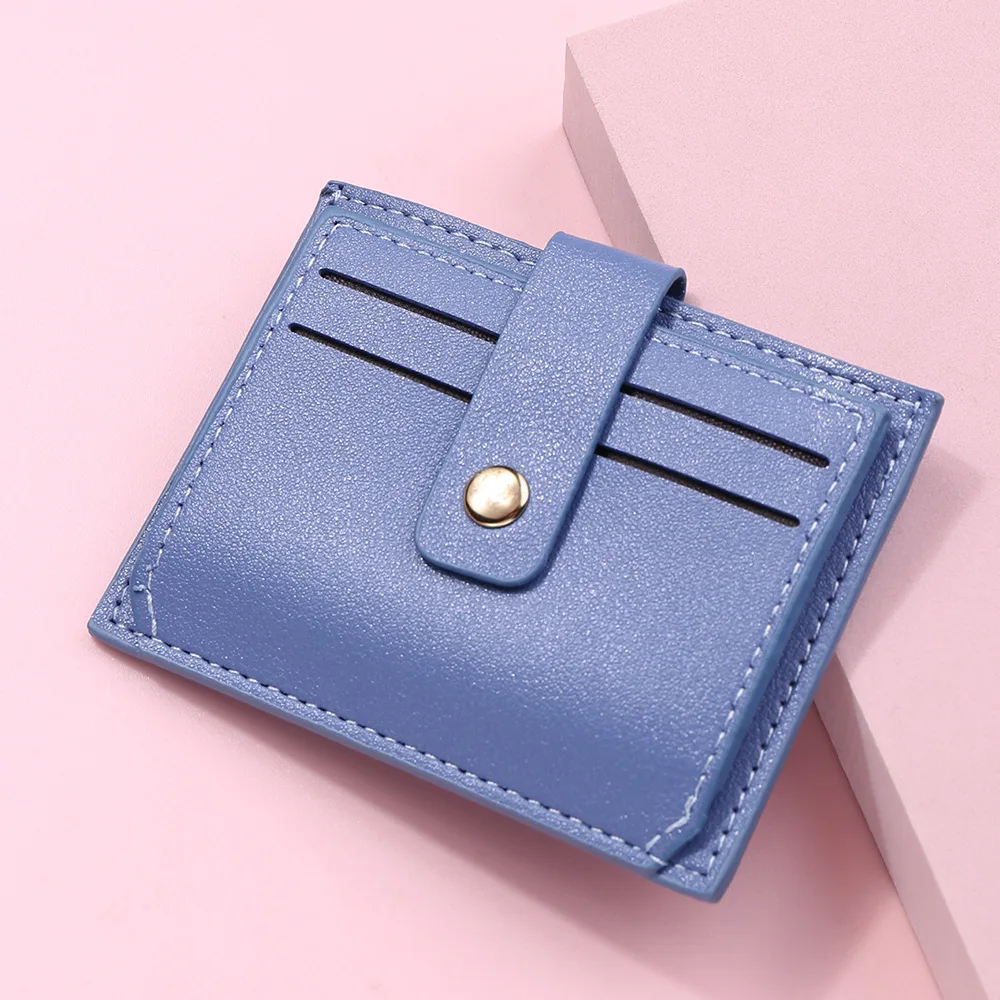 2022 New Women\'s Wallet Short Coin Purse Fashion PU Leather Multi-card Bit Card Holder Mini Clutch for Girl