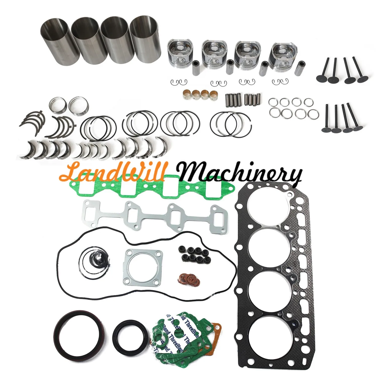 Overhaul Rebuild Kit Fits For Komatsu 4D84 Engine