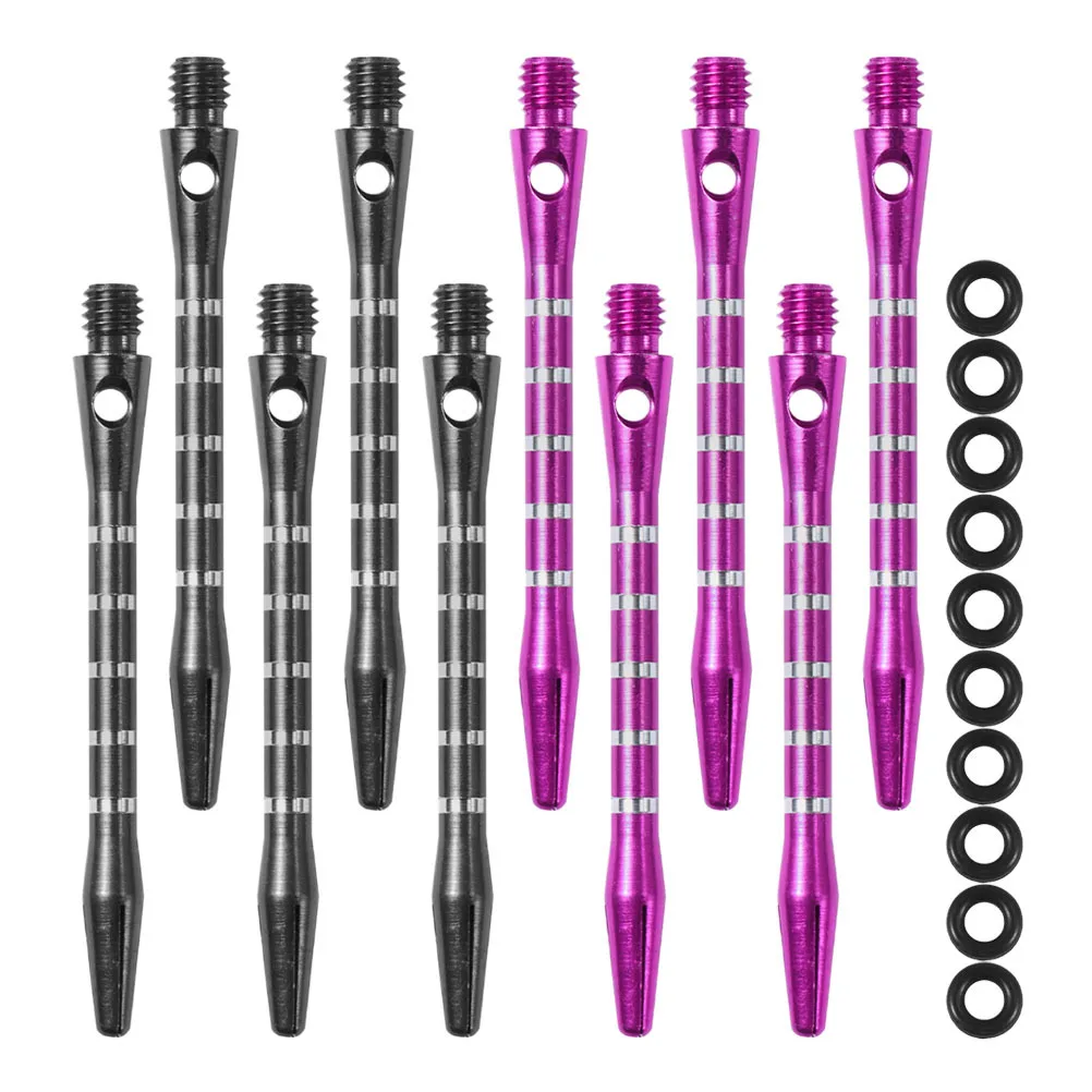 10 jeux de tiges filetées en alliage d'aluminium, arbres Standard 2Ba, poignée moletée légère et antidérapante pour pointes en acier, remplacement Portable