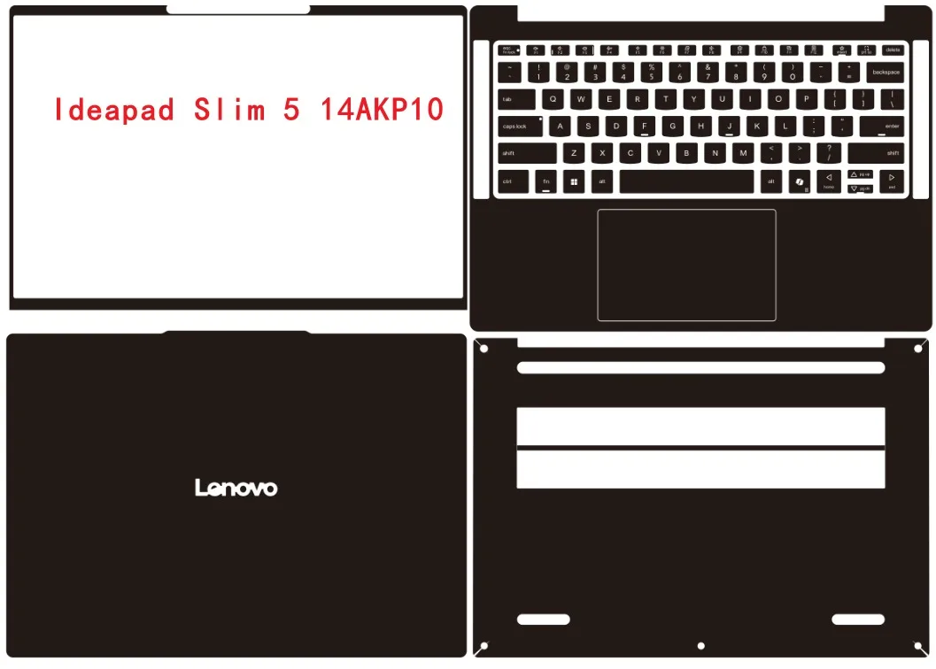 Pre Cut Laptop Vinyl Decal Cover Sticker Skin For Lenovo Slim 5 14IAH10 14IRH10 14AHP10 14AKP10 2025 /  5i 2-in-1 Gen 10