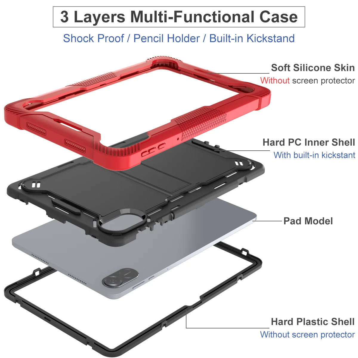 Funda híbrida Universal para t - Honor Tablet X9 Accessories reseña y precio