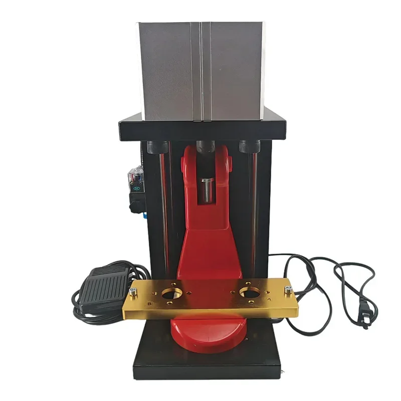 Pneumatic machine, homemade badge making machine, automatic badge metal pedal machine