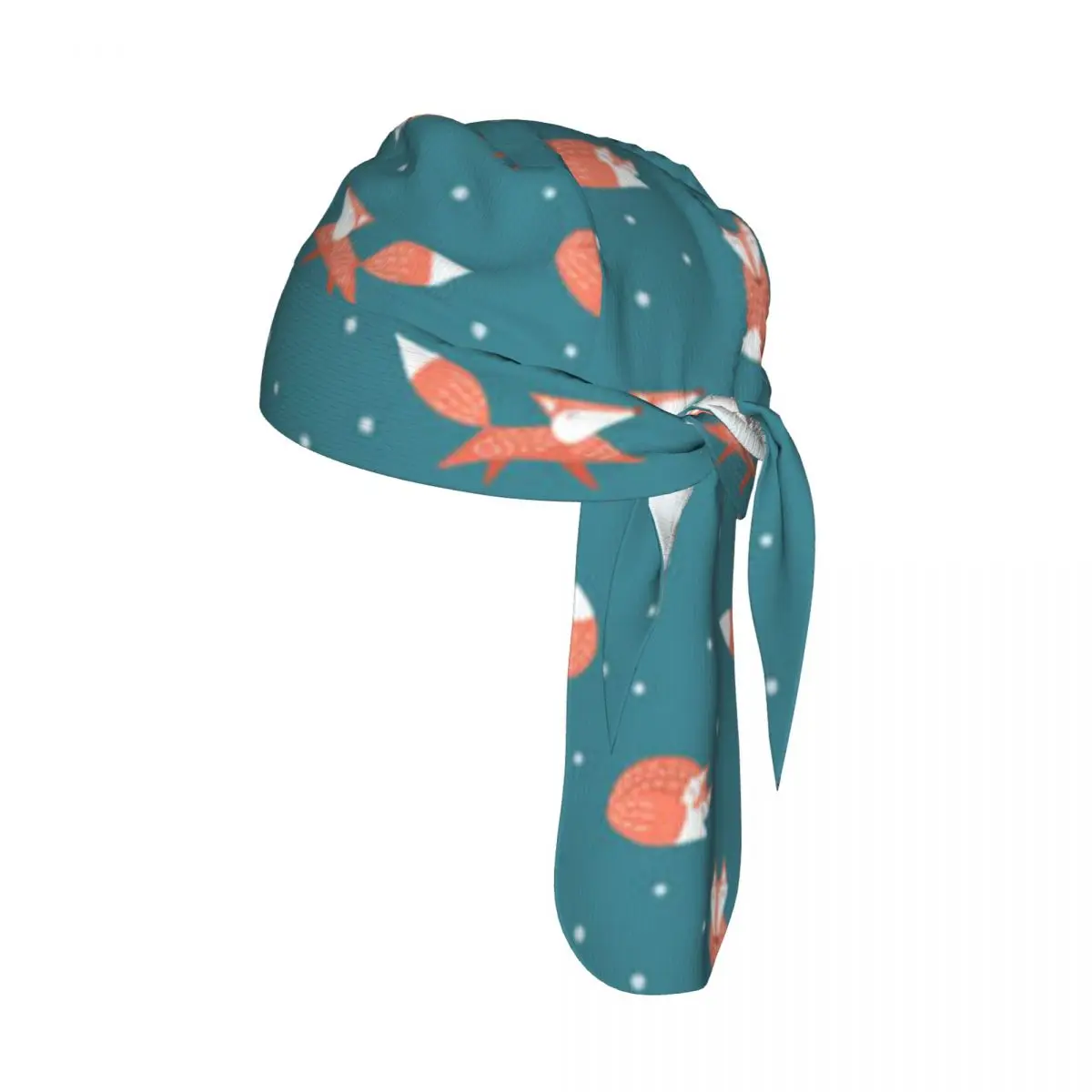 

Быстросохнущая бандана-повязка на голову с защитой от солнца, с рисунком лис и лесных животных, для спорта, бега и велоспорта