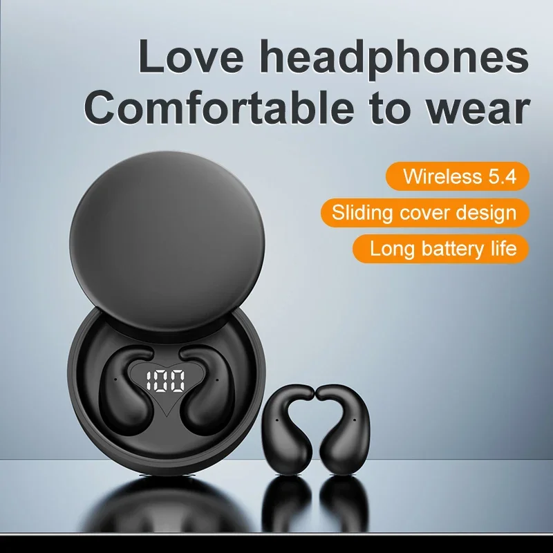 Invisible Sleep Wireless Earphone Bluetooth Headphones Earbuds with Mic for Phone,Sports Headsets Comfortable wear HiFi Stereo