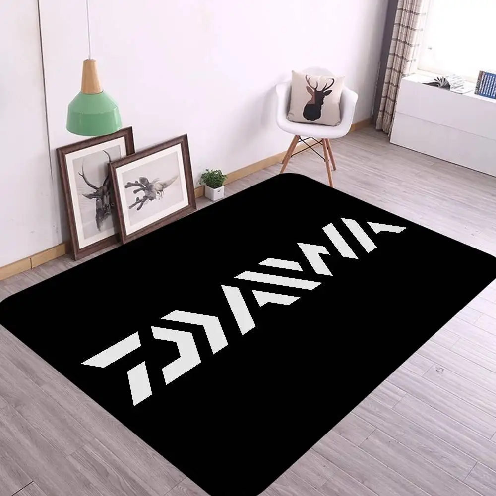 Fashion D-Daiwa Fishing Hallway Carpet Non-Slip Laundry Room Mat Laundry Decor Balcony Child Living Room Toilet Rug