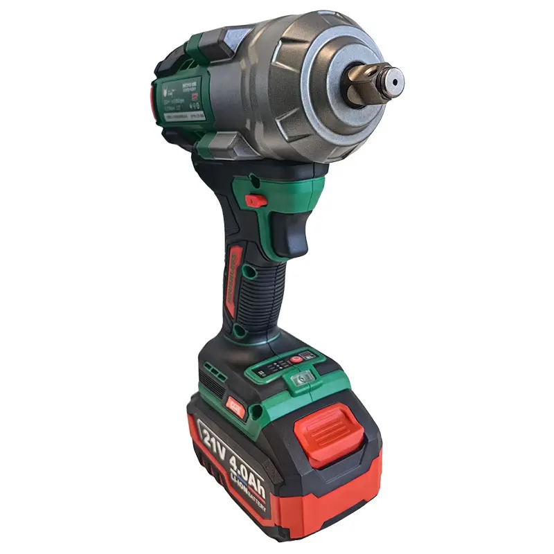 #High Quality Industrial 21V American Version Intelligent Memory Electric Wrench (Super Torque Lithium-Ion Battery) CE