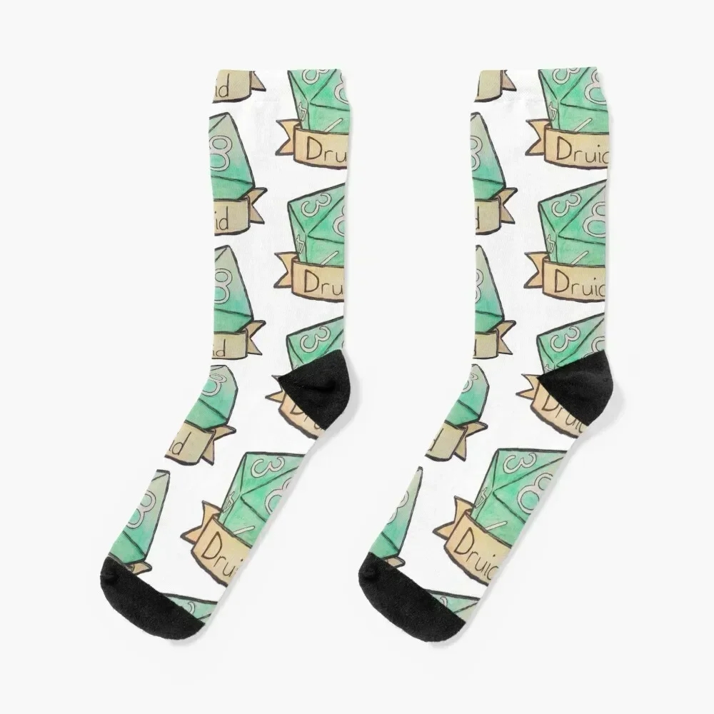 D&D Druid Hit Dice Socks aesthetic cotton Stockings Boy Child Socks Women's