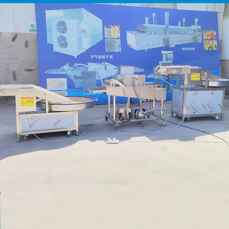 Seafood Flouring Machine Time-Saving Popcorn Chicken Crispy Strips Bread Crumbing Machine