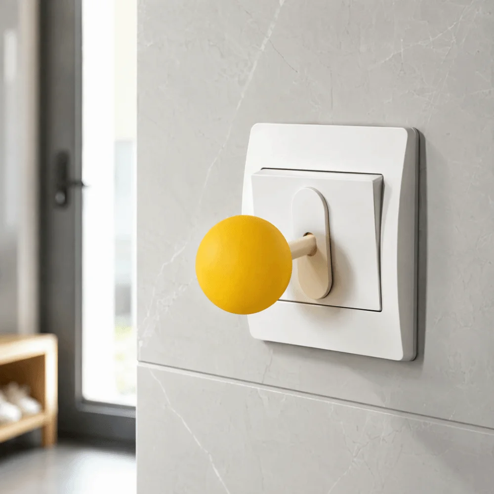 Fun 3D Printed Switch Lever Cover Fun Design Personalized Switch Cover Cute Style 3D Printed Cover Home Decoration
