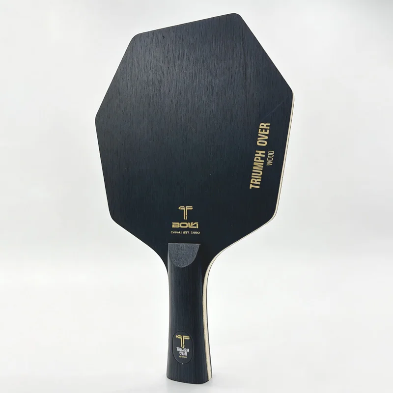 BOER TRIUMPH OVER Hexagonal Table Tennis Blade – 11% Larger Sweet Spot for Attacking Advantage