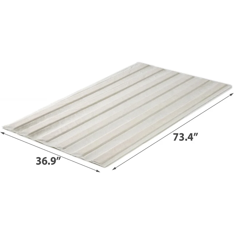 Compack Fabric Covered Wood Slats, Bunkie Board, Box Spring Replacement, Twin