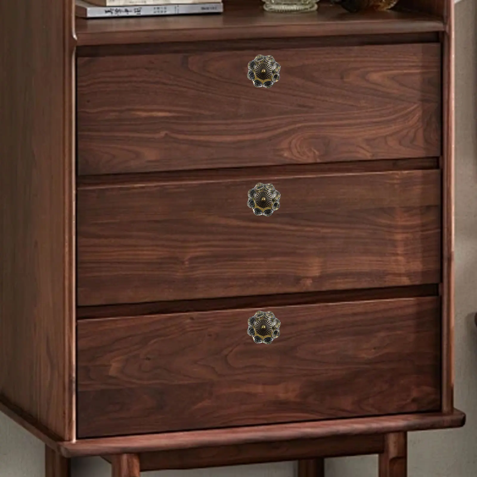 Artistic Acrylic Pumpkin Pulls Dresser Drawer Knobs Polished Finish Shiny Appearance Unique Design Easy Installation