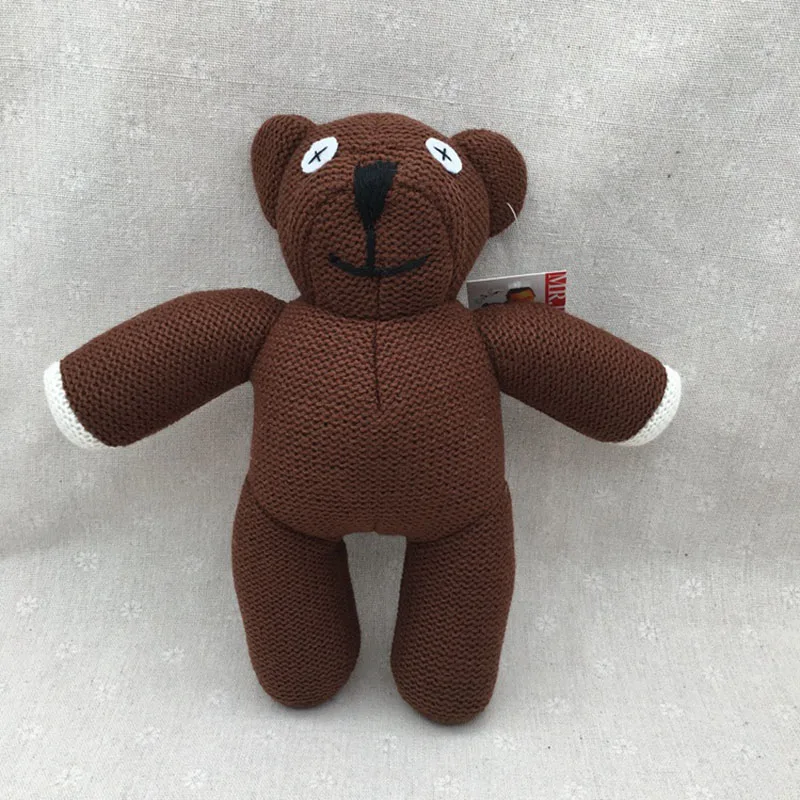 Cartoon Mr Bean Teddy Bear Animal Toys 25CM Cute Soft Brown Action Figure Kids Decor Dolls Gifts For Children Birthday Christmas