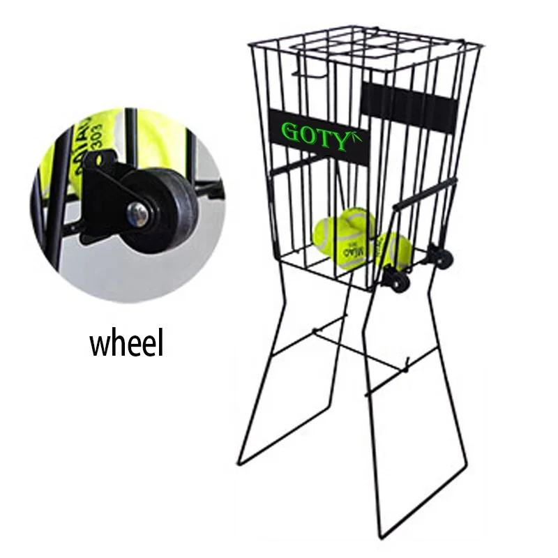 Tennis Pick Up Basket With Wheels