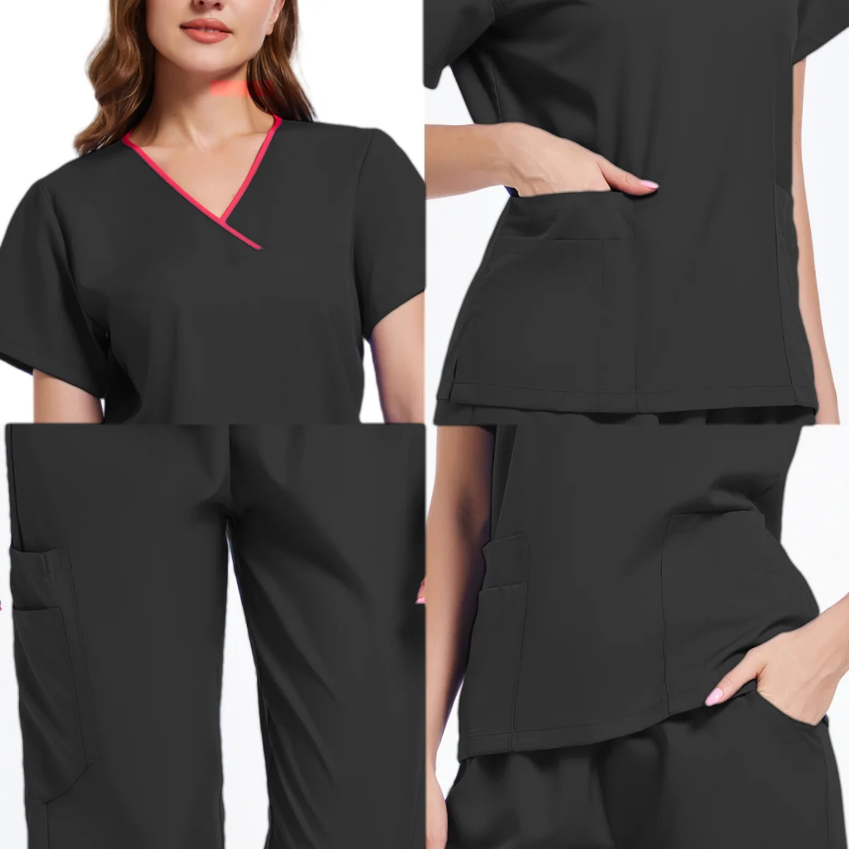 Krankens ch wester Uniform Frau Krankenhaus Arzt Frauen medizinische Sweatshirt Still hose Werkstatt Uniformen Schönheit Spa Arbeits kleidung neu