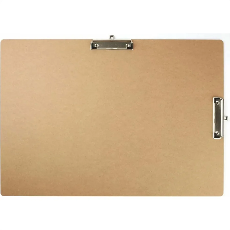 

Acocony Drawing Board 17 x 24 Double Clip Art Clipboard Hardboard Low Profile Clip Drawing Boards for Artists MDF Pack of 1