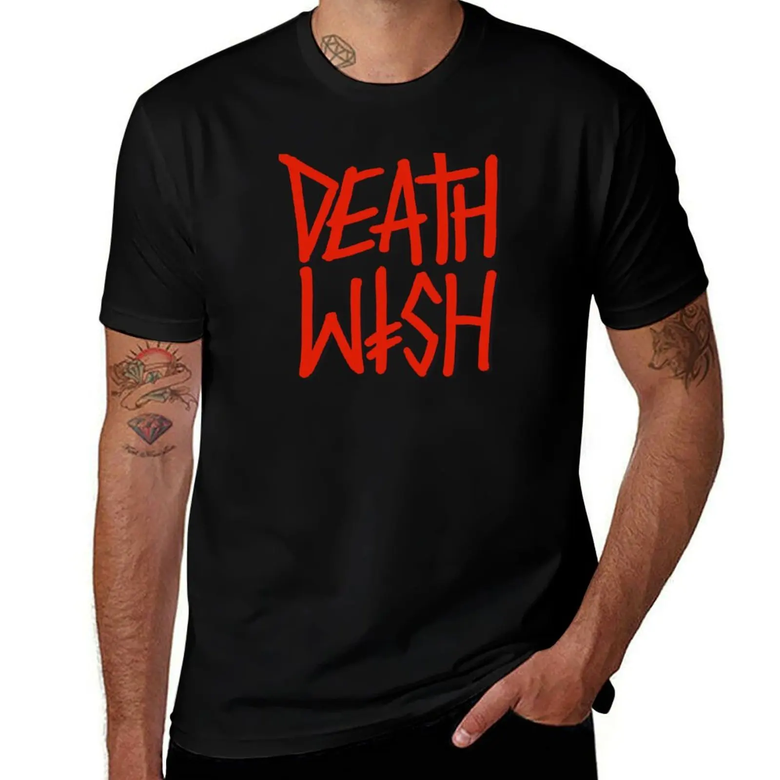 

Deathwish Skateboarding T-Shirt man t shirts for men casual man t shirt graphic T-shirt