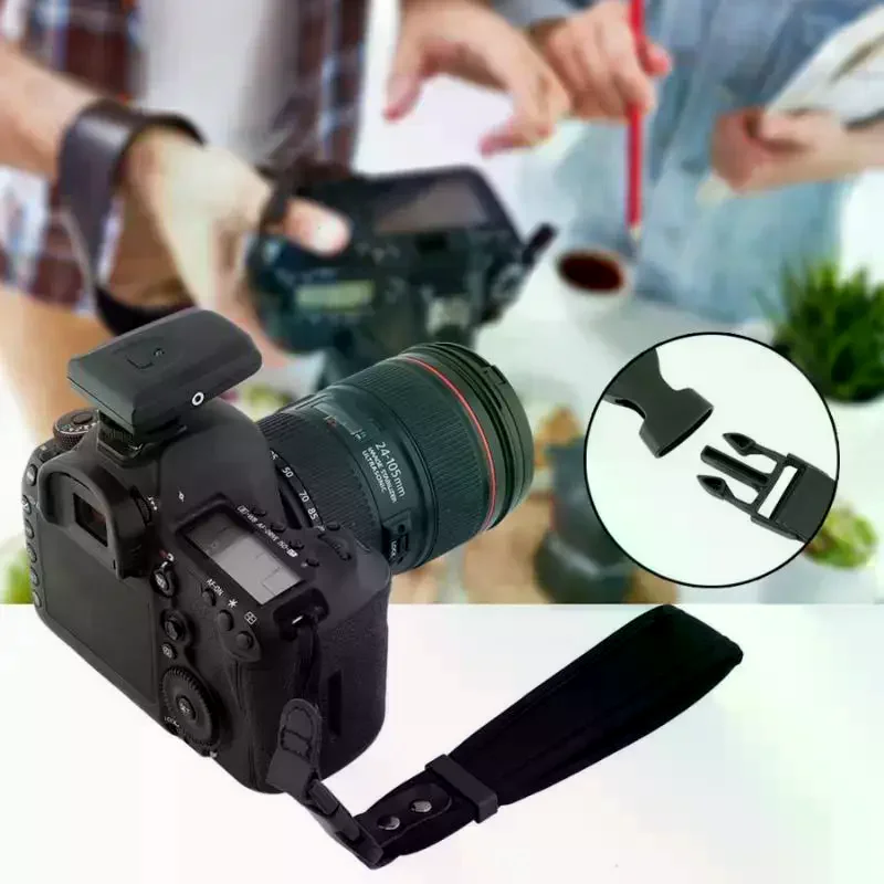 

Camera Hand Strap Ajustable Quick-Release Wrist Strap Camera Wristband Comfortable Camera Strap Lightweight For Camera