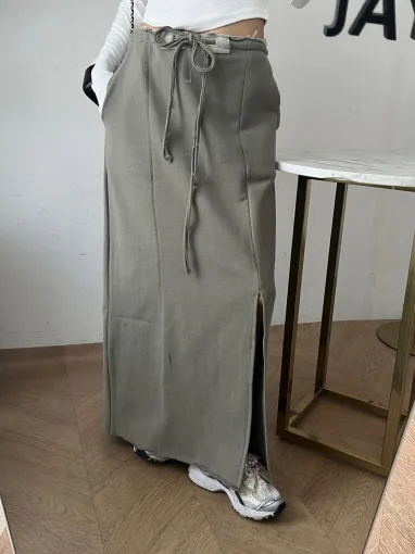 High Waist Drawstring Asymmetrical Sweatshirt Dress Elegant Vintage Design Autumn Fashion for Young Women Commute Style